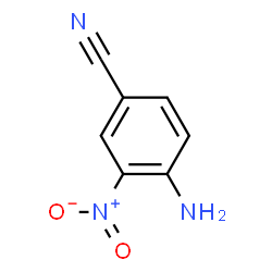 ChemSpider 2D Image | 4-Amino-3-nitrobenzonitrile | C7H5N3O2