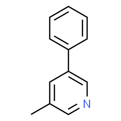 ChemSpider 2D Image | 3-Methyl-5-phenylpyridine | C12H11N