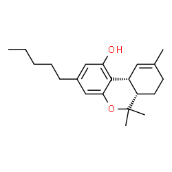 ChemSpider 2D Image | (-)-delta-9-cis-tetrahydrocannabinol | C21H30O2