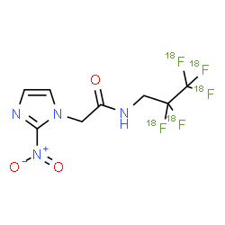 ChemSpider 2D Image | EF-5 F-18 | C8H718F5N4O3