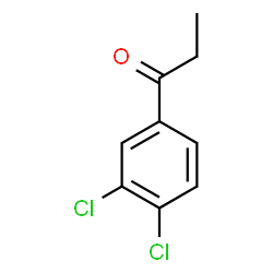 ChemSpider 2D Image | 3,4-Dichloropropiophenone | C9H8Cl2O