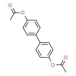 ChemSpider 2D Image | 4,4'-DIACETOXYBIPHENYL | C16H14O4