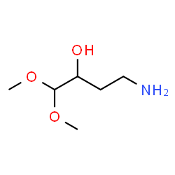 ChemSpider 2D Image | 4-Amino-1,1-dimethoxy-2-butanol | C6H15NO3