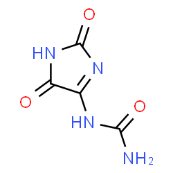ChemSpider 2D Image | 1-(2,5-Dioxo-2,5-dihydro-1H-imidazol-4-yl)urea | C4H4N4O3