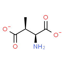 ChemSpider 2D Image | (2S,3S)-2-Amino-3-methylsuccinate | C5H7NO4