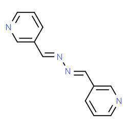 ChemSpider 2D Image | nicotinaldehyde (3-pyridylmethylene)hydrazone | C12H10N4
