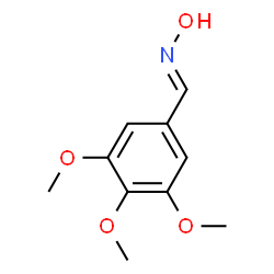 ChemSpider 2D Image | 3,4,5-TRIMETHOXYBENZALDEHYDE OXIME | C10H13NO4