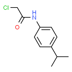 ChemSpider 2D Image | 2-Chloro-N-(4-isopropylphenyl)acetamide | C11H14ClNO