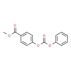 ChemSpider 2D Image | Methyl 4-[(phenoxycarbonyl)oxy]benzoate | C15H12O5