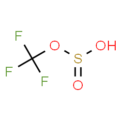ChemSpider 2D Image | Trifluoromethyl hydrogen sulfite | CHF3O3S