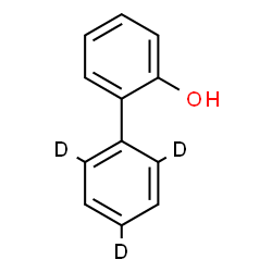ChemSpider 2D Image | 2-(2',4',6'-~2~H_3_)Biphenylol | C12H7D3O