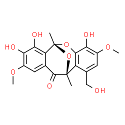 ChemSpider 2D Image | Integrastatin A | C20H20O9