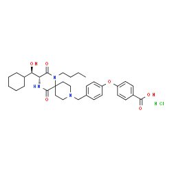 ChemSpider 2D Image | Aplaviroc hydrochloride | C33H44ClN3O6