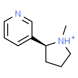 ChemSpider 2D Image | (S)-nicotinium cation | C10H15N2