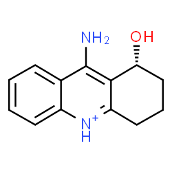 ChemSpider 2D Image | (1R)-9-Amino-1-hydroxy-1,2,3,4-tetrahydroacridinium | C13H15N2O