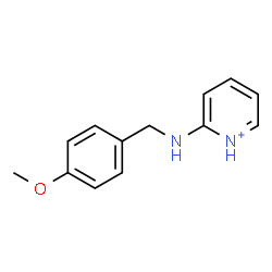 ChemSpider 2D Image | 2-[(4-Methoxybenzyl)amino]pyridinium | C13H15N2O