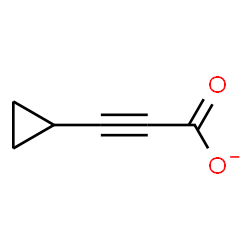 ChemSpider 2D Image | 3-Cyclopropyl-2-propynoate | C6H5O2