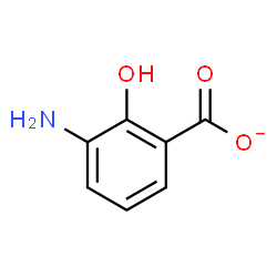 ChemSpider 2D Image | 3-Aminosalicylate | C7H6NO3