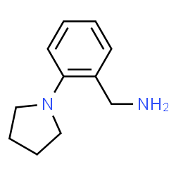 ChemSpider 2D Image | 2-Pyrrolidin-1-yl-benzylamine | C11H16N2