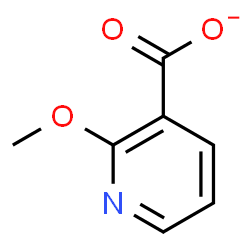 ChemSpider 2D Image | 2-Methoxynicotinate | C7H6NO3