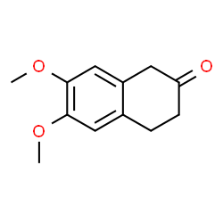 ChemSpider 2D Image | 6,7-Dimethoxy-2-tetralone | C12H14O3