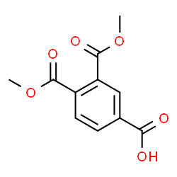 ChemSpider 2D Image | 3,4-Bis(methoxycarbonyl)benzoic acid | C11H10O6