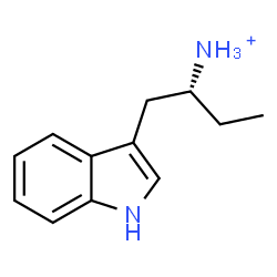 ChemSpider 2D Image | (2R)-1-(1H-Indol-3-yl)-2-butanaminium | C12H17N2