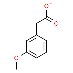 ChemSpider 2D Image | (3-Methoxyphenyl)acetate | C9H9O3