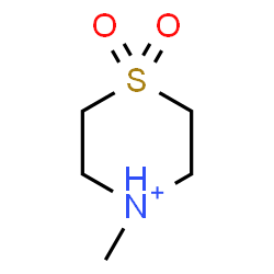 ChemSpider 2D Image | 4-Methylthiomorpholin-4-ium 1,1-dioxide | C5H12NO2S