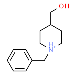 ChemSpider 2D Image | 1-Benzyl-4-(hydroxymethyl)piperidinium | C13H20NO