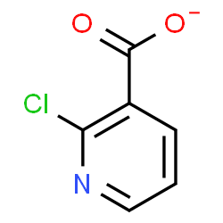 ChemSpider 2D Image | 2-Chloronicotinate | C6H3ClNO2