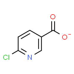 ChemSpider 2D Image | 6-Chloronicotinate | C6H3ClNO2