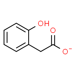 ChemSpider 2D Image | 2-Hydroxybenzeneacetate | C8H7O3
