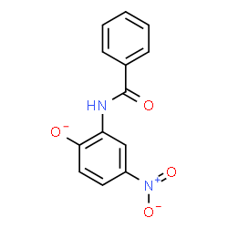 ChemSpider 2D Image | 2-(Benzoylamino)-4-nitrophenolate | C13H9N2O4