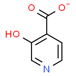 ChemSpider 2D Image | 3-Hydroxyisonicotinate | C6H4NO3