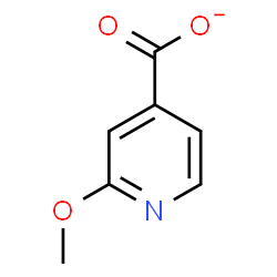 ChemSpider 2D Image | 2-Methoxyisonicotinate | C7H6NO3
