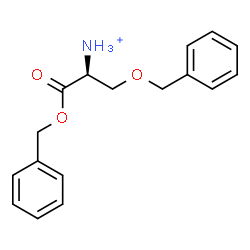 ChemSpider 2D Image | (2S)-1,3-Bis(benzyloxy)-1-oxo-2-propanaminium | C17H20NO3