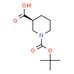 ChemSpider 2D Image | (S)-Boc-Nip-OH | C11H19NO4