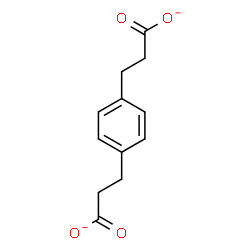 ChemSpider 2D Image | 3,3'-(1,4-Phenylene)dipropanoate | C12H12O4