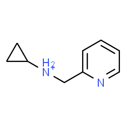 ChemSpider 2D Image | N-(2-Pyridinylmethyl)cyclopropanaminium | C9H13N2