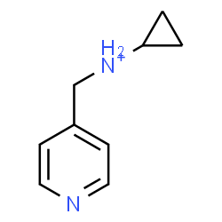 ChemSpider 2D Image | N-(4-Pyridinylmethyl)cyclopropanaminium | C9H13N2