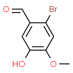 ChemSpider 2D Image | 5-Bromoisovanillin | C8H7BrO3