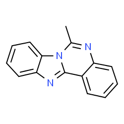 ChemSpider 2D Image | 6-Methylbenzimidazo[1,2-c]quinazoline | C15H11N3