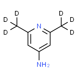 ChemSpider 2D Image | 2,6-Bis[(~2~H_3_)methyl]-4-pyridinamine | C7H4D6N2