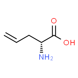 ChemSpider 2D Image | (R)-2-Amino-4-Pentenoic Acid | C5H9NO2