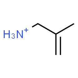ChemSpider 2D Image | 2-Methyl-2-propen-1-aminium | C4H10N