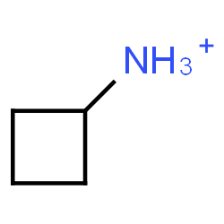 ChemSpider 2D Image | Cyclobutanaminium | C4H10N