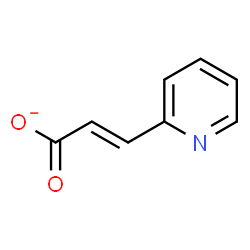 ChemSpider 2D Image | (2E)-3-(2-Pyridinyl)acrylate | C8H6NO2