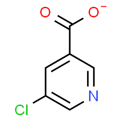 ChemSpider 2D Image | 5-Chloronicotinate | C6H3ClNO2