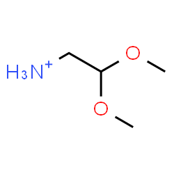 ChemSpider 2D Image | 2,2-Dimethoxyethanaminium | C4H12NO2